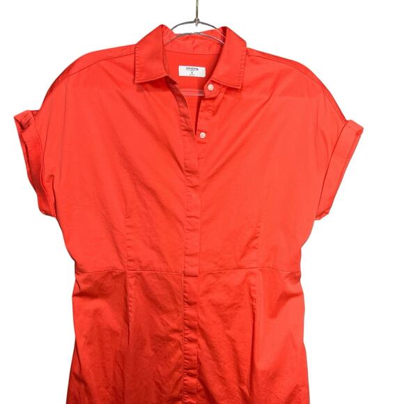 UNTUCKIT Womens Preppy Shirt Dress Size 8 Tie Waist Coastal Career Preppy Boxy - Picture 6 of 10